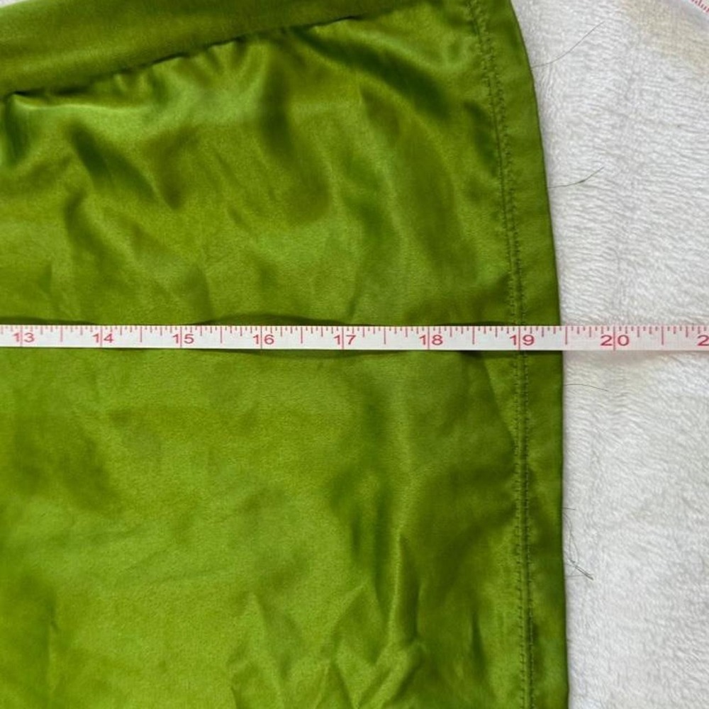 Ann Taylor green silk babydoll fairy tank top y2k vintage euro - Picture 5 of 6